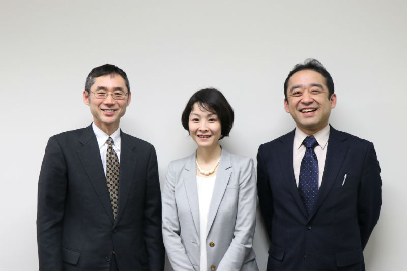 黒岩健一郎先生、広瀬彩さん、須田真魚さんの3人。